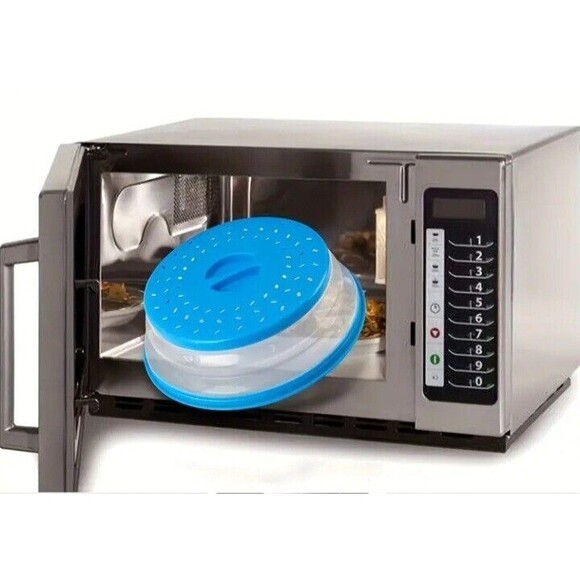 Microwave (Collapsible Cover)-(Red/Clear)-(Size 10.5 inch-26.5cm)-(New)-$33.00 - Picture 3 of 12